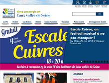 Tablet Screenshot of cauxseine.fr